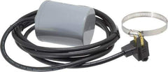 Berkeley - 115 AC Volt, Normally Closed, Float Switch - 10 Ft. Cord Length, Polypropylene - Apex Tool & Supply