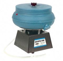 Raytech - 0.22 Cu Ft, 1/10 hp, Wet/Dry Operation Vibratory Tumbler - Adjustable Amplitude, Flow Through Drain - Apex Tool & Supply