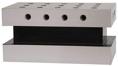 Suburban Tool - 3-1/2" Wide x 6" Deep x 3" High Steel Precision-Ground Angle Plate - Standard Plate, Machined Holes on Surface, Open End, Single Plate - Apex Tool & Supply