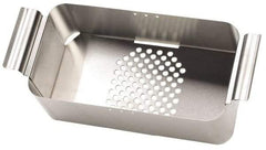 L&R Ultrasonic - Stainless Steel Parts Washer Basket - 6" High x 9" Wide x 393.7mm Long, Use with Ultrasonic Cleaners - Apex Tool & Supply