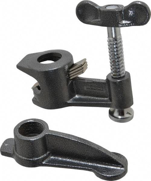 Gibraltar - 3/4" Pipe, 2-1/2" Throat Depth, 2-1/2" Clamp Face, Deep Throat Pipe Clamp - Apex Tool & Supply