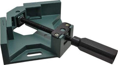 Gibraltar - Fixed Angle, 2 Axes, 5-1/2" Long, 2-1/2" Jaw Height, 2-1/2" Max Capacity, Angle & Corner Clamp - 90° Clamping Angle, 1-1/8" Throat Depth - Apex Tool & Supply