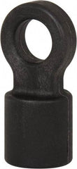 Schaefer Brush - 2" Long, 3/8" NPT Female, Aluminum Pull Ring - 1-1/4" Diam, For Use with Tube Brushes & Scrapers - Apex Tool & Supply