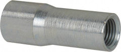 Schaefer Brush - 2" Long, 3/8" NPT Female, Galvanized Steel Adapter - 1" Diam, 1/4" NPT Female, For Use with Tube Brushes & Scrapers - Apex Tool & Supply