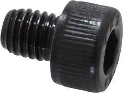Value Collection - M5x0.80 Metric Coarse Hex Socket Drive, Socket Cap Screw - Grade 12.9 Alloy Steel, Black Oxide Finish, Fully Threaded, 6mm Length Under Head - Apex Tool & Supply