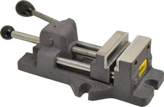 Heinrich - 3" Jaw Opening Capacity x 1-1/4" Throat Depth, Horizontal Drill Press Vise - 3" Wide x 3" High Jaw, Stationary Base, Standard Speed - Apex Tool & Supply