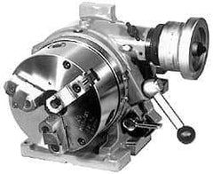 Interstate - 24 Position, 8" Chuck, Super Indexing Spacer - 6.1" High Centerline, 2-1/4" Chuck Through Hole - Apex Tool & Supply