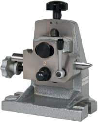 Phase II - 3.5000 to 4.0000" Centerline Height, Tailstock - Adjustable, 5C Compatible Collet Series, Use with Collet Index Fixtures - Apex Tool & Supply