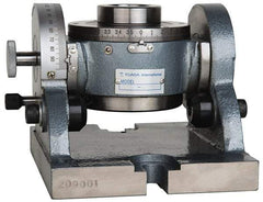 Yuasa - 24 Position, 4.01" Chuck, Universal Indexing Spacer - 3.34" High Centerline, 1-1/4" Chuck Through Hole, 6.69" Overall Height - Apex Tool & Supply