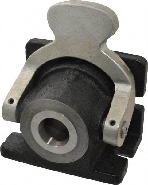 Kalamazoo - Series 5C, 1/32 to 1-1/8" Collet Capacity, Horizontal/Vertical Standard Collet Holding Fixture - Manually Activated, 4-1/2" Base Diam Width, 4" High - Apex Tool & Supply