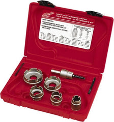 Milwaukee Tool - 7 Piece, 7/8" to 2" Saw Diam, Hole Saw Kit - Apex Tool & Supply