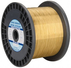 Global EDM - Brass Hard Grade Electrical Discharge Machining (EDM) Wire - 99 Lbs. Max Tensile Strength - Apex Tool & Supply