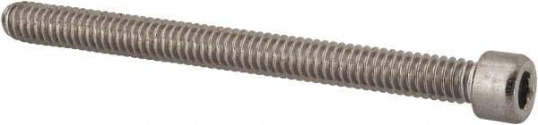 Value Collection - 1/4-20 UNC Hex Socket Drive, Socket Cap Screw - Grade 316 Stainless Steel, 3" Length Under Head - Apex Tool & Supply