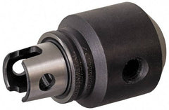 Kennametal - KM80ATC Modular Connection 1-1/2" Hole End Mill Holder/Adapter - 2-3/4" Nose Diam, 97mm Projection, Through-Spindle Coolant - Exact Industrial Supply