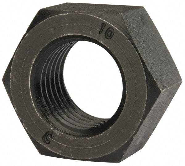 Value Collection - M36x4.00 Steel Right Hand Hex Nut - 55mm Across Flats, 29mm High, Uncoated - Apex Tool & Supply