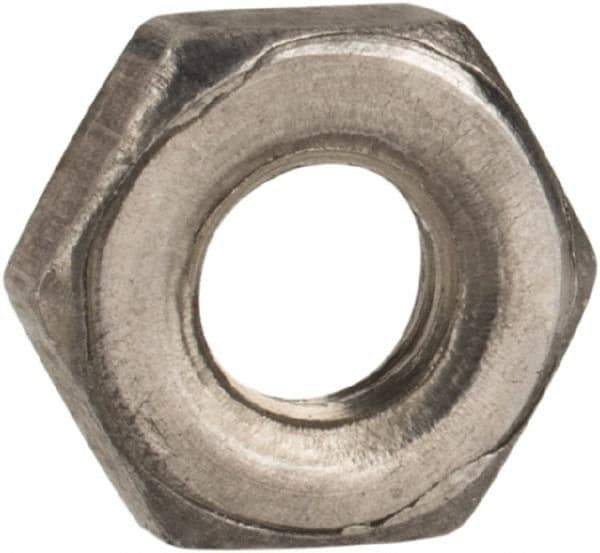 Value Collection - M3x0.50 Steel Right Hand Hex Jam Nut - 5.5mm Across Flats, 1.8mm High, Uncoated - Apex Tool & Supply