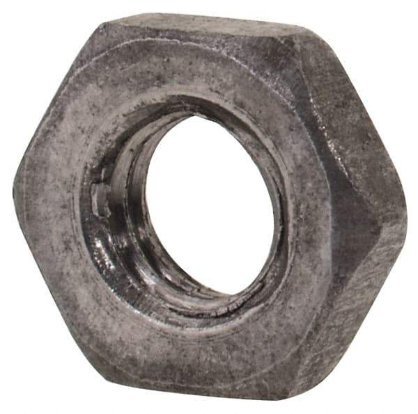 Value Collection - M4x0.70 Steel Right Hand Hex Jam Nut - 7mm Across Flats, 2.2mm High, Uncoated - Apex Tool & Supply