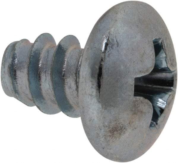 Value Collection - #8 Pan Head Phillips Sheet Metal Screw - Steel, 1/4" Length Under Head, Grade 2 - Apex Tool & Supply