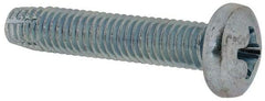 Value Collection - #10-32 UNF Thread, 1" Length Under Head, Phillips Drive Steel Thread Cutting Screw - Pan Head, Grade 2, Point Type F, Zinc-Plated Finish - Apex Tool & Supply