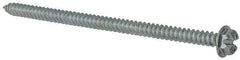 Value Collection - #8 Hex Washer Head Slotted Sheet Metal Screw - Steel, 3" Length Under Head, Grade 2 - Apex Tool & Supply