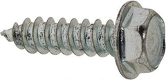 Value Collection - #8 Hex Washer Head Sheet Metal Screw - Steel, 5/8" Length Under Head, Grade 2 - Apex Tool & Supply