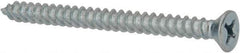 Value Collection - #14 Flat Head Phillips Sheet Metal Screw - Steel, 3" OAL, Grade 2 - Apex Tool & Supply