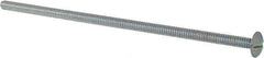 Value Collection - #6-32 UNC, 4" Length Under Head Slotted Drive Machine Screw - Truss Head, Grade 2 Steel, Zinc-Plated Finish, Without Washer - Apex Tool & Supply