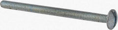 Value Collection - #8-32 UNC, 2-1/2" Length Under Head Slotted Drive Machine Screw - Truss Head, Grade 2 Steel, Zinc-Plated Finish, Without Washer - Apex Tool & Supply