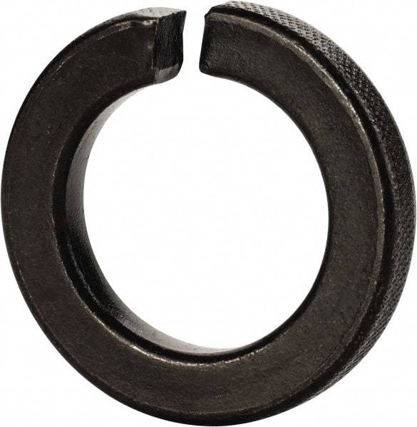 Value Collection - 1-3/8", 1.379" ID, 0.344" Thick Split Lock Washer - Grade 2 Steel, Uncoated, 1.379" Min ID, 1.408" Max ID, 2.219" Max OD - Apex Tool & Supply