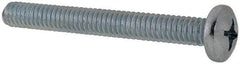 Value Collection - 1/4-20 UNC, 2-1/4" Length Under Head Phillips Drive Machine Screw - Pan Head, Grade 2 Steel, Zinc-Plated Finish, Without Washer - Apex Tool & Supply