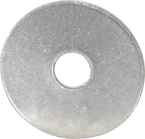 Value Collection - #6 Screw, Grade 316 Stainless Steel Fender Flat Washer - 9/64" ID x 5/8" OD, 0.038" Thick, Plain Finish - Apex Tool & Supply