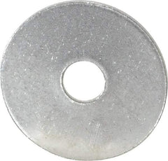 Value Collection - #6 Screw, Grade 316 Stainless Steel Fender Flat Washer - 9/64" ID x 5/8" OD, 0.038" Thick, Plain Finish - Apex Tool & Supply