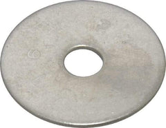 Value Collection - 1/4" Screw, Grade 316 Stainless Steel Fender Flat Washer - 1/4" ID x 1-1/4" OD, 0.057" Thick, Plain Finish - Apex Tool & Supply