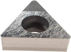 Komet - TOGX090204 Grade CBN57 CBN Boring Insert - Uncoated, 60° Triangle, 8° Relief Angle, 5.6mm Inscr Circle, 2.5mm Thick, 0.4mm Corner Radius - Apex Tool & Supply
