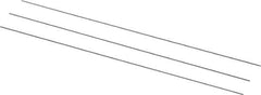 Van Keuren - 64 TPI, 1/64 Inch Pitch, 2 Inch Long, Thread Pitch Diameter Measuring Wire - 0.009 Inch Nominal Best Wire Diameter, 0.0135 Inch Nominal Constant, 3 Pieces - Apex Tool & Supply