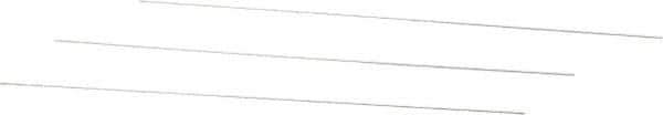 Van Keuren - 56 TPI, 0.0179 Inch Pitch, 2 Inch Long, Thread Pitch Diameter Measuring Wire - 0.0103 Inch Nominal Best Wire Diameter, 0.0155 Inch Nominal Constant, 3 Pieces - Apex Tool & Supply