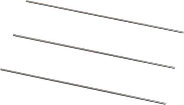 Van Keuren - 20 TPI, 0.05 Inch Pitch, 2 Inch Long, Thread Pitch Diameter Measuring Wire - 0.0289 Inch Nominal Best Wire Diameter, 0.0433 Inch Nominal Constant, 3 Pieces - Apex Tool & Supply