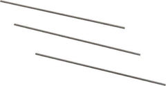 Van Keuren - 18 TPI, 0.0556 Inch Pitch, 2 Inch Long, Thread Pitch Diameter Measuring Wire - 0.0321 Inch Nominal Best Wire Diameter, 0.0481 Inch Nominal Constant, 3 Pieces - Apex Tool & Supply
