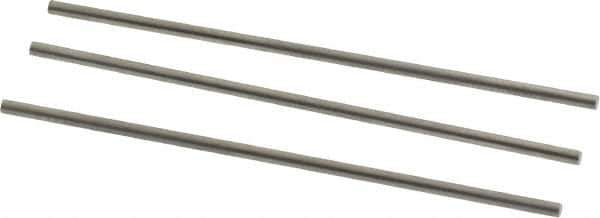 Van Keuren - 11 TPI, 0.0909 Inch Pitch, 2 Inch Long, Thread Pitch Diameter Measuring Wire - 0.0525 Inch Nominal Best Wire Diameter, 0.0787 Inch Nominal Constant, 3 Pieces - Apex Tool & Supply
