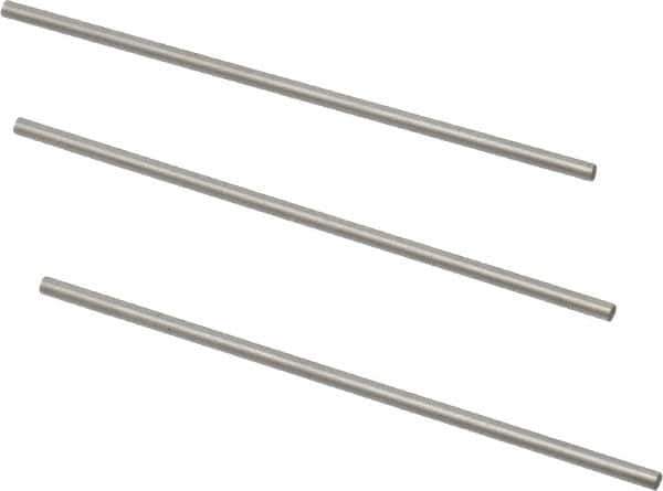 Van Keuren - 10 TPI, 0.1 Inch Pitch, 2 Inch Long, Thread Pitch Diameter Measuring Wire - 0.0577 Inch Nominal Best Wire Diameter, 0.0866 Inch Nominal Constant, 3 Pieces - Apex Tool & Supply