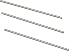 Van Keuren - 10 TPI, 0.1 Inch Pitch, 2 Inch Long, Thread Pitch Diameter Measuring Wire - 0.0577 Inch Nominal Best Wire Diameter, 0.0866 Inch Nominal Constant, 3 Pieces - Apex Tool & Supply