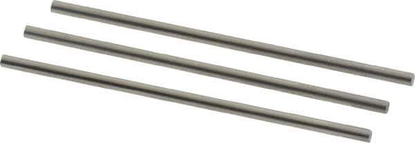 Van Keuren - 8 TPI, 1/8 Inch Pitch, 2 Inch Long, Thread Pitch Diameter Measuring Wire - 0.0722 Inch Nominal Best Wire Diameter, 0.1083 Inch Nominal Constant, 3 Pieces - Apex Tool & Supply