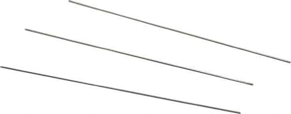 Van Keuren - 0.7mm Pitch, 1-1/2 Inch Long, Thread Pitch Diameter Measuring Wire - 0.4mm Nominal Best Wire Diameter, 0.0239 Inch Nominal Constant, 3 Pieces - Apex Tool & Supply