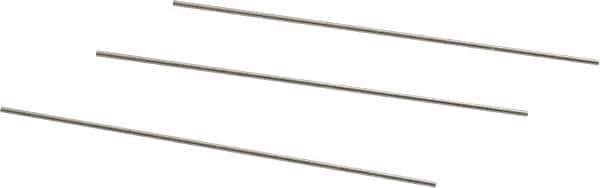 Van Keuren - 1.25mm Pitch, 1-1/2 Inch Long, Thread Pitch Diameter Measuring Wire - 0.72mm Nominal Best Wire Diameter, 0.0426 Inch Nominal Constant, 3 Pieces - Apex Tool & Supply
