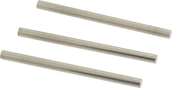 Van Keuren - 4 TPI, 1/4 Inch Pitch, 1-1/2 Inch Long, Thread Pitch Diameter Measuring Wire - 0.1291 Inch Nominal Best Wire Diameter, 0.1708 Inch Nominal Constant, 3 Pieces - Apex Tool & Supply