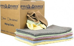 PRO-SOURCE - 16 Inch Long x 16 Inch Wide Virgin Car Wash Cotton Towels - Assorted Colors, Terry Cloth, Medium Lint, 5 Lbs. at 2 to 4 per Pound, Box - Apex Tool & Supply