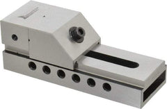 Interstate - 2" Jaw Width, 2-1/2" Jaw Opening Capacity, 1" Jaw Height, Toolmaker's Vise - Flat Jaw, 0.0002" Parallelism, 0.0002" Squareness, 5-1/2" OAL x 1-31/32" OAH - Apex Tool & Supply