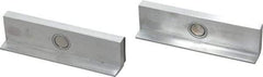 Wilton - 4" Jaw Width, Rubber Covered Aluminum, Vise Jaw Cap - Magnetic Attachment - Apex Tool & Supply