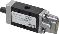 ARO/Ingersoll-Rand - 3 Way Valve For Air Equipment - 1/4 NPT Inlet, 1/4 NPT Outlet, Cam Stem/Spring Actuator, 0.7 CV Rate - Apex Tool & Supply