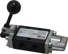 ARO/Ingersoll-Rand - 1/4" NPT Fingertip Air Valve - 3-Way, Lever Actuated/Spring Return, 0.7 CV Rate - Apex Tool & Supply